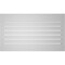 Ekena Millwork Vertical Surface Mount PVC Gable Vent: Functional, w/ 2"W x 2"P Brickmould Sill Frame, 38"W x 22"H GVPVE38X2203SF - alternate 3